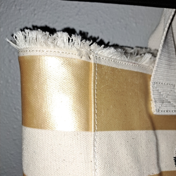 Spartina 449 Flamingo Embroidered Beach Tote Bag. - Picture 8 of 12